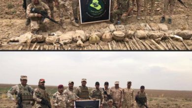 قوة مشتركة تعثر على عبوات من مخلفات داعش 2 Screenshot ٢٠٢٠١١٠٣ ٢١٣٩٠٦ Facebook