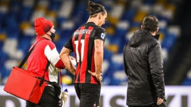 الإصابة تضرب زلاتان إبرهيموفيتش 6 زلاتان