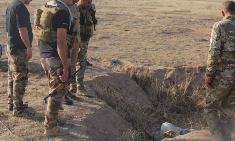 بالصور.. العثور على نفق ومضافات لداعش شرقي صلاح الدين 11 72612021 2 8