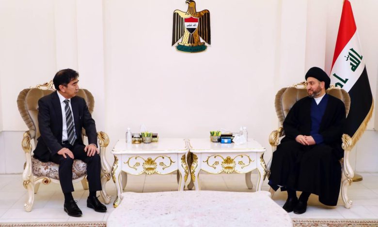 الحكيم يدعو لتنسيق أعلى بالقنوات الرسمية وغير الرسمية بين بغداد وطوكيو وسيؤول 1 B71D46FC 1A06 4402 9382 DB3C17F777BA