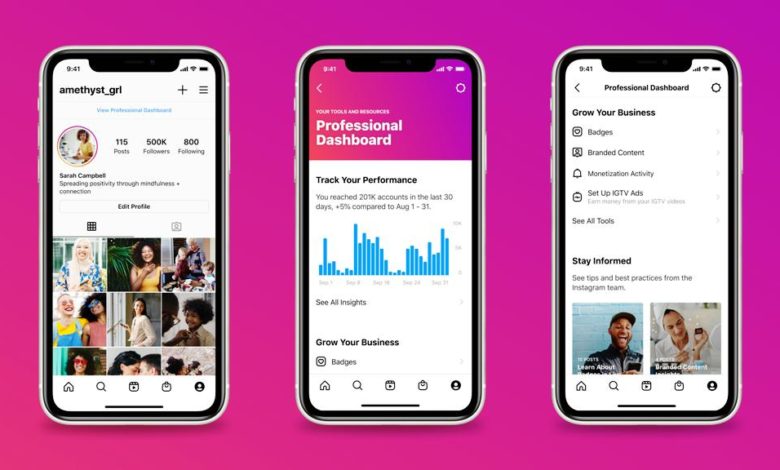 “إنستاجرام” تضيف لوحة التحكم الاحترافية للمبدعين 1 D287E225 A68A 42A3 90AB B93873DF5D5B