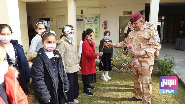 اعلام قيادة عمليات صلاح الدين يلتقي طلبة المدارس 1 FB IMG 1610880412856