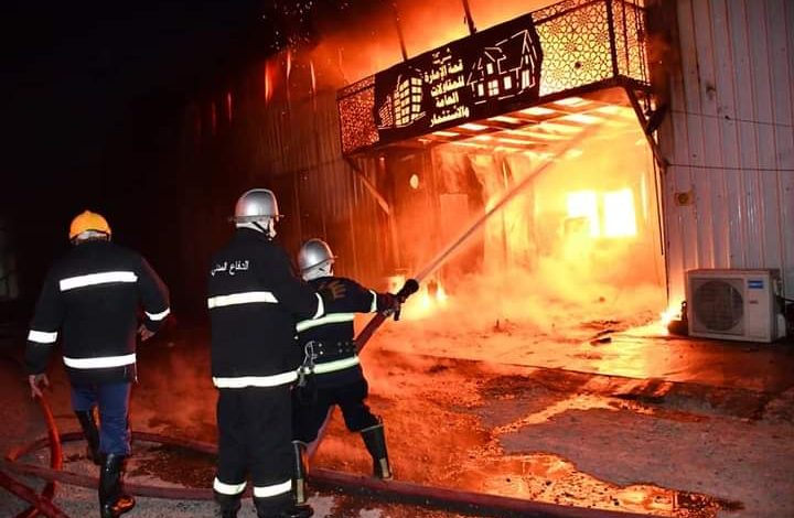 مدير الدفاع المدني يعلن سيطرة فرق الدفاع المدني على حرائق جانب الرصافة في بغداد 1 FB IMG 1611300204332