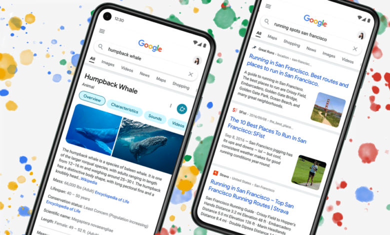 "جوجل" تعيد تصميم محرك بحثها عبر الهاتف المحمول 3 FE89D77B 1A23 443E AA17 E3151AAE8FDD