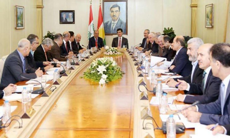 اليوم.. حكومة كردستان تجتمع تزامناً مع ’’إلغاء’’ زيارة وفد الإقليم لبغداد 1 1F94E7EA FB8B 4908 8084 8B1828F0A80C