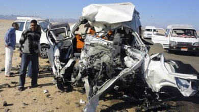 مصرع 9 أشخاص وإصابة 6 أخرين إثر حادث مروع في السويس في مصر 3 6030d6e84236044e1d71a8f8