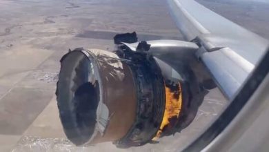 تفكك واشتعال محرك طائرة ركاب أمريكية في السماء 5 6031e77e4c59b72a00195814