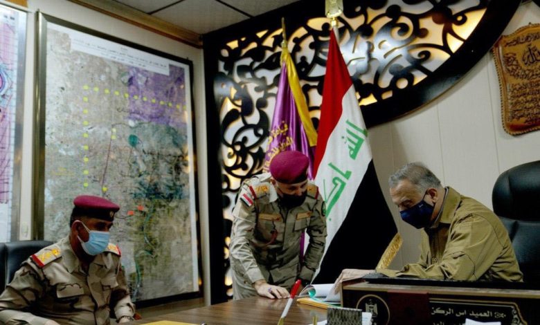 الكاظمي يجري زيارة لقضاء الطارمية للاشراف على العمليات التي انطلقت لملاحقة بقايا داعش الارهابي 1 6D5714B9 3EB7 4684 98C3 8DFC43965F69