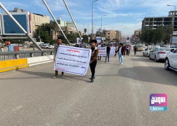 معتصمون يتظاهرون امام شركة نفط ذي قار مجددا للمطالبة بالتعيين 1 D50E7F12 25DE 4FCF B67C 67E88ED2FB9C