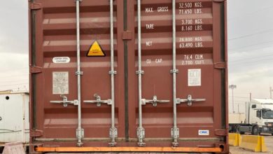 هيأة المنافذ الحدودية تعلن إخلاء 13 حاوية تحتوي على مواد شديدة الخطورة 3 FFFFB65B 0FD6 41F6 8DD6 48B9B2A2BD6D