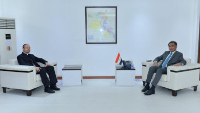 الوكيل الاقدم لوزارة الخارجية يلتقي سفير الفاتيكان لدى العراق لبحث زيارة بابا الفاتيكان 5 IMG 20210207 WA0115