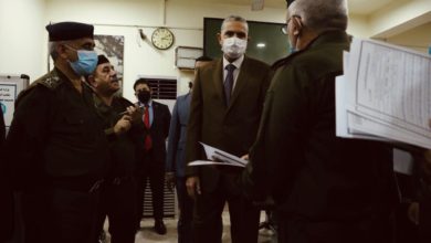 وصول السيد عثمان الغانمي مع وفد رفيع إلى كركوك للإطلاع على الأوضاع الأمنية 5 IMG 20210215 WA0005