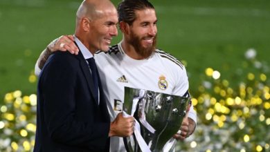 zinedine zidane sergio ramos real madrid title trophy 2019 20 101g9nilbd9kt19vl22trg2ejl