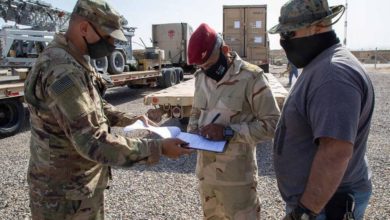 القوات الامنية العراقية تستلم مجموعة من ابراج المراقبة في قاعدة "عين الاسد" 3 58930960 83C9 4646 B86D 2062D2529429