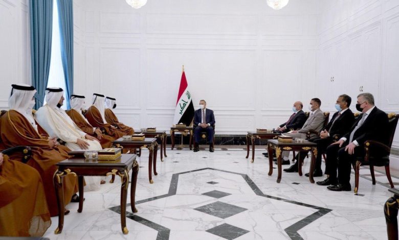 الكاظمي ووزير الخارجية القطري يبحثان تنمية العلاقات الثنائية بين البلدين 1 80C1ADFF 079A 4BE2 84AD 0B36175D6249