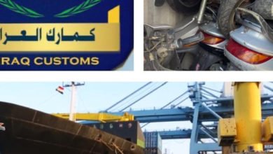 إحباط محاولة تهريب دراجات نارية مستعملة مخالفة في بوابة البصرة 2 C86E974E D4B4 414F 90C6 7466D8E6A4CA