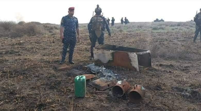الشرطة الاتحادية تنفذ عملية استباقية وتعثر على أوكار وعبوات ناسفة في كركوك(صور) 9 FB IMG 1616009091745