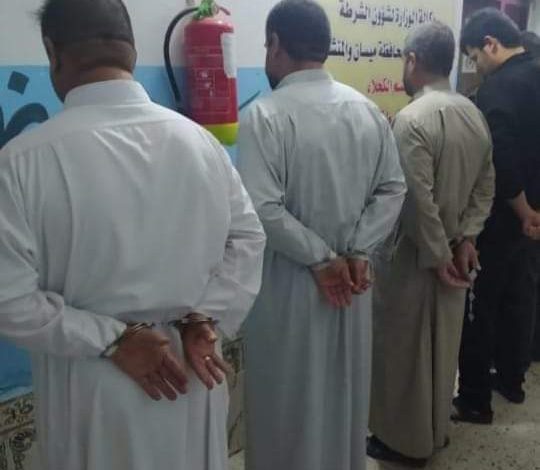 القبض على ٩ متهمين وفق المادة 406 قتل عمد في ميسان 1 FB IMG 1616968103019