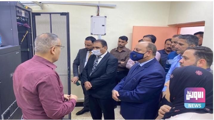 محافظة الأنبار تعلن نصب محطة إنترنت ضوئية في هيت 1 IMG 20210325 WA0035