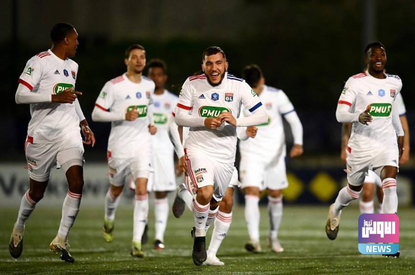 بشق الانفاس..ليون إلى ربع نهائي كأس فرنسا 1 1146046