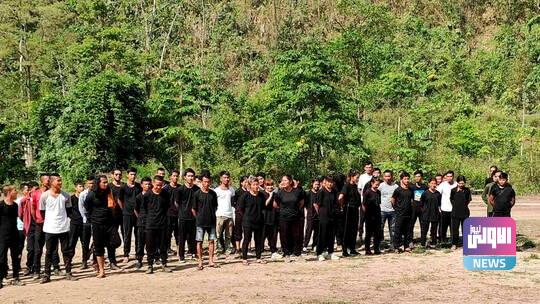 محتجون في ميانمار يتدربون على قتال المجلس العسكري 1 6087ddfa4236045a394147cf