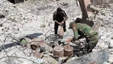 مصنع مفخخات تحت الانقاض في نينوى (صور) 2 942733C0 4EFF 4C8E 83A0 F5FC4D1A252F