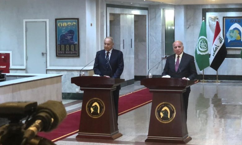 وزير الخارجية: بحثنا مع أمين الجامعة العربية أوضاع العراق والمنطقة 1 E5860968 BE15 4D01 8D89 4F00D7510592