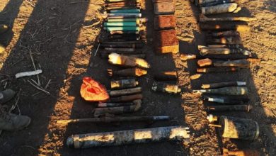 العثور على احزمة وعبوات ناسفة ومقذوفات في تلعفر 5 FB IMG 1617466753271 1