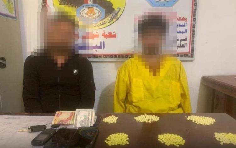 القبض على متهمين اثنين بحوزتهما أكثر من (٥٠٠) حبة مخدرة جنوب الحلة 1 FB IMG 1618776149977