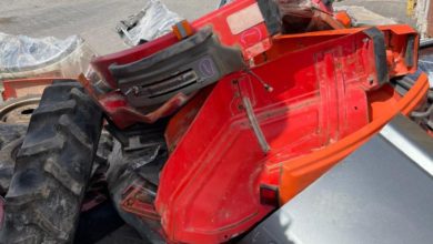 إحباط محاولة تهريب حاوية تحتوي على جرارات زراعية وعجلة دون الموديل 5 IMG 20210420 WA0003