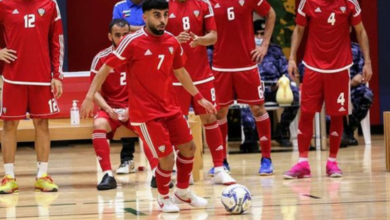 منتخب الامارات للصالات يطير إلى القاهرة للمشاركة في «كأس العرب» 8 1189229