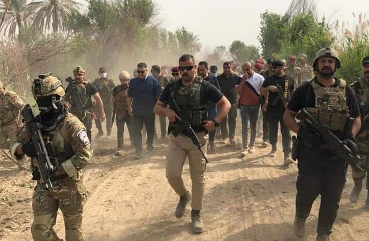 العثور على 9 أوكار للإرهابيين و15 عبوة ناسفة و3 أنفاق و127 صاروخاً بوادي الشاي في كركوك 1 FB IMG 1619541415059