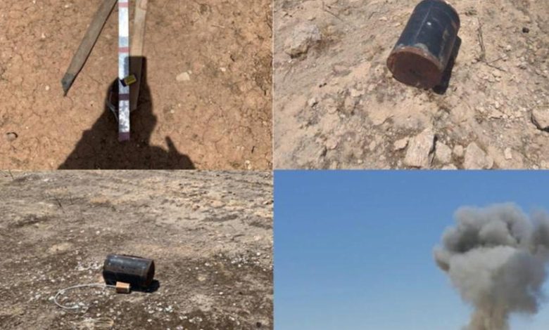 صلاح الدين .. ضبط عبوات ناسفة ومسطرتي تفجير في حقل علاس النفطي 1 IMG 20210531 WA0050