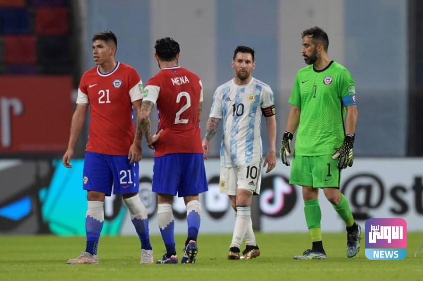 تصفيات كأس العالم..ميسي يهز الشباك والأرجنتين تكتفي بالتعادل مع تشيلي 1 1206786