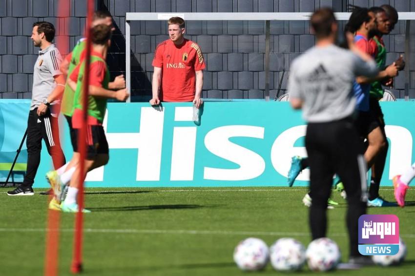 بلجيكا تفقد جهود دي بروين أمام روسيا في اليورو 1 1213616