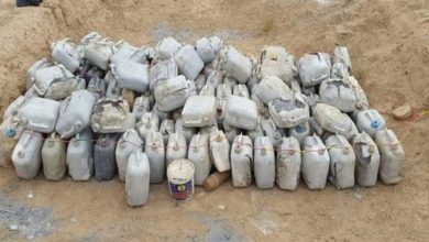 العثور على عشرات العبوات الناسفة في الرمادي 2 142862021 201712201233177993S