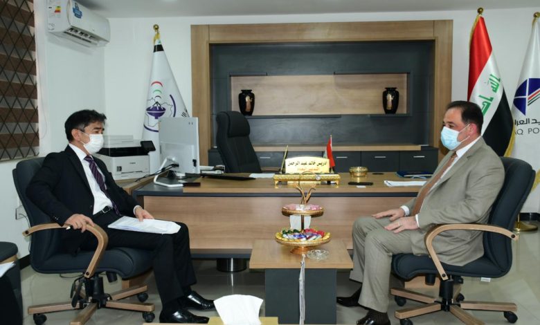 مدير شركة البريد يستقبل السفير الياباني في العراق 1 2EE8A8ED D183 4753 9EE4 47F1967B01A1