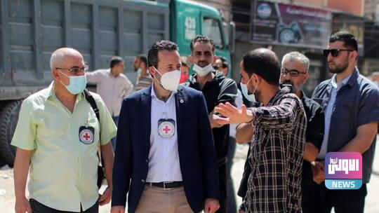 المدير العام للصليب الأحمر يصل قطاع غزة 1 60b7459f42360450aa49b88c