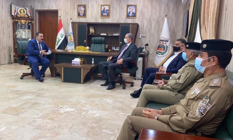 وزير الداخلية يصل الانبار 1 9EB951EE D8C9 452F B514 8D973ABDCF26