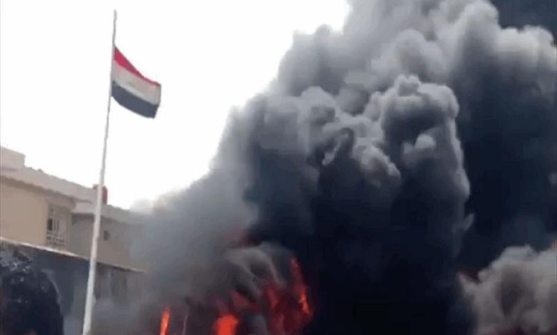 الدفاع المدني: النيران أخمدت قبل وصولها إلى مقر شركة نفط البصرة.. هذه الخسائر 1 IMG 20210628 WA0046