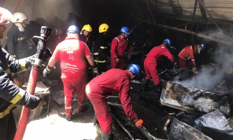 الدفاع المدني تخمد حريقاً اندلع في شركة حكومية ببغداد (صور) 7 IMG 20210617 140759 011 1