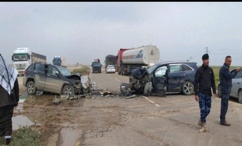 مصرع شخصين واصابة 4 اخرين بحوادث سير شمال بعقوبة 1 Screenshot 20210601 223257