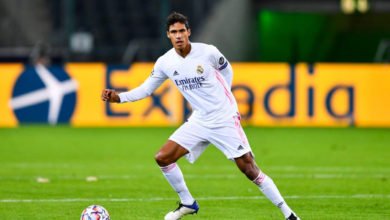 عرض اولي من مانشستر يونايتد من أجل ضم فاران 5 مدافع ريال مدريد رافائيل فاران Getty