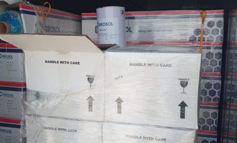 المنافذ الحدودية ضبط حاوية مواد منتهية الصلاحية في ميناء ام قصر الاوسط 1 3BF70DB9 C0D0 4DDD B682 B53787C8467E