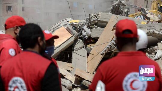مصر.. انهيار عقار بسبب هزة أرضية والأمن يبحث عن ضحايا تحت الأنقاض(صور) 5 60ffdb8342360409ae1c4b33