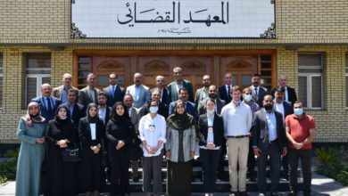 المعهد القضائي ينظم ورشة عمل لمحققي محاكم التحقيق المركزية 6 A2F4A8AF 5DB7 4B01 BBC7 F9B549E48308