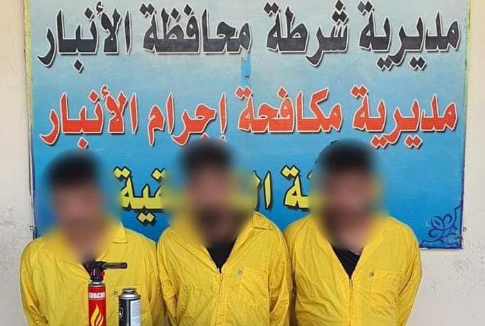 مفارز شرطة الانبار تلقي القبض على متهمين لحيازتهم مواد مخدرة 1 FB IMG 1626378460907