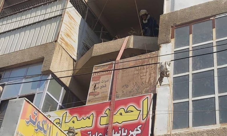 الدفاع المدني : إخماد حريق في احدى البنايات لبيع المواد الاحتياطية (صور) 7 14B788CB 6809 4A92 8728 AED6ACD123A1