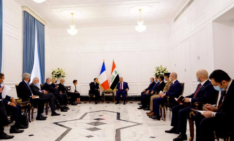 الكاظمي يلتقي ماكرون بالقصر الحكومي 5 16BFE800 99A2 45CF 84E6 6207EEE35544