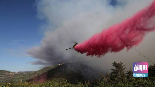 إسرائيل تطلب المساعدة الدولية لإخماد حرائق جبال القدس 1 611b4b374236047c69188698